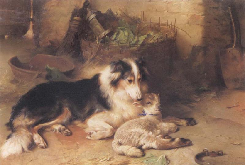 Walter Hunt The Shepherd-s Pet Spain oil painting art